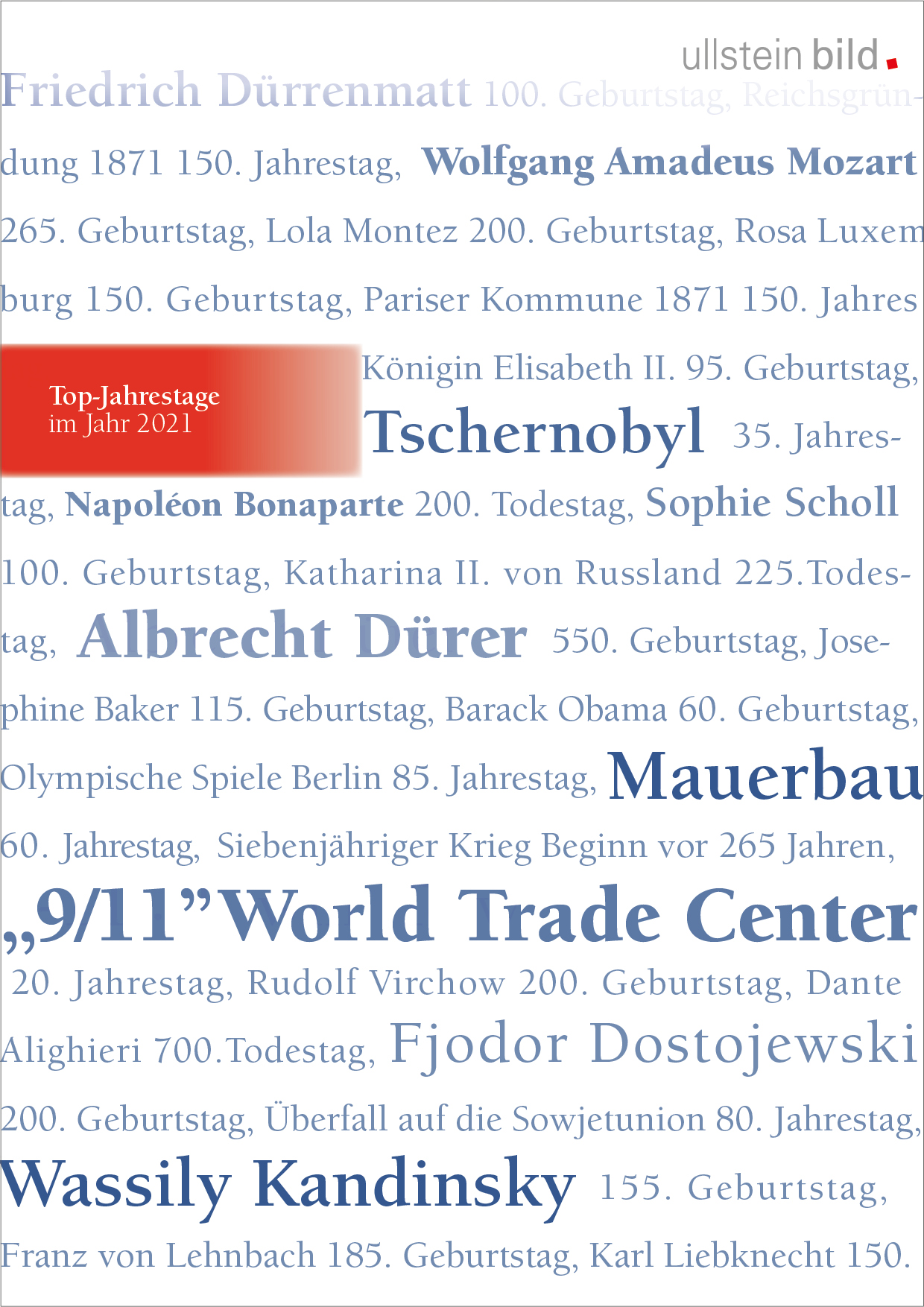 Jahrestage 2021 ullstein bild